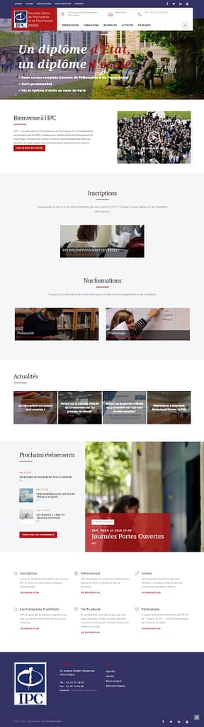 Site ipc-paris.fr