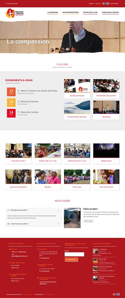 Site de la paroisse de Talence