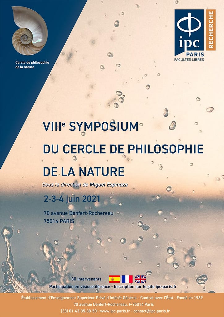 Symposium International Du Cercle De Philosophie De La Nature