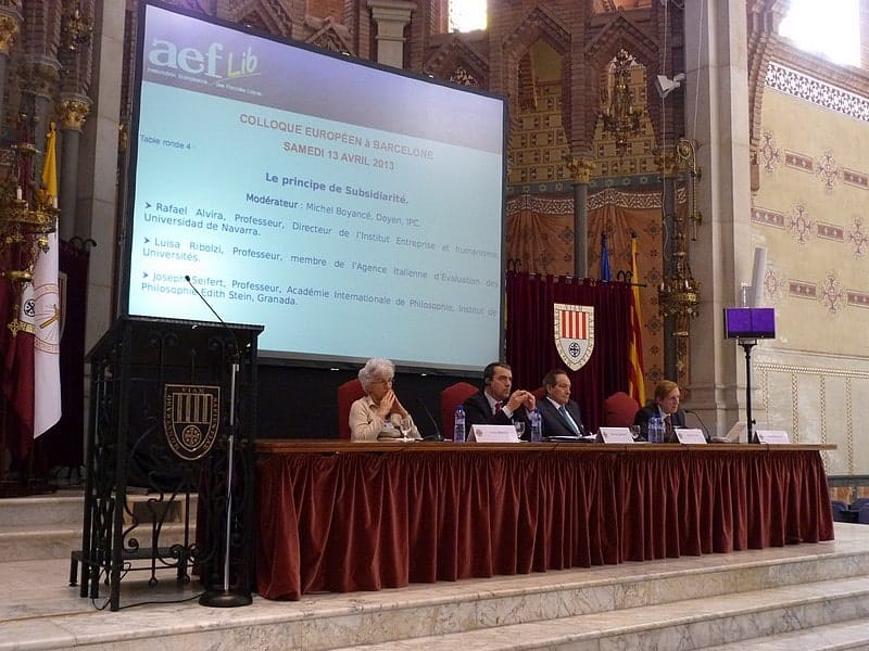 Colloque Société civile et enseignement supérieur privé/associatif en Europe